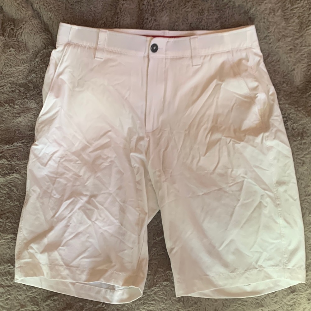 White Under Armour shorts